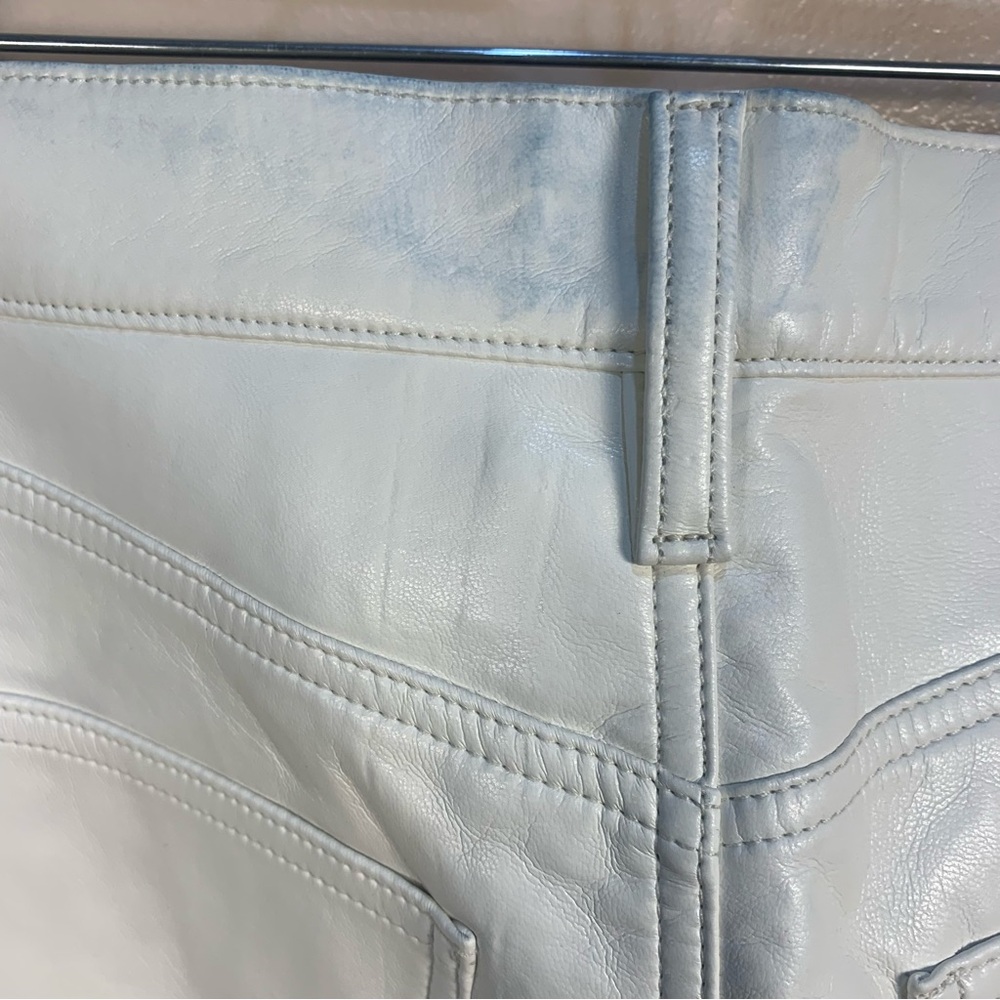Agolde 90s Pinch Waist Recycled Leather Pants - Picture 4 of 15